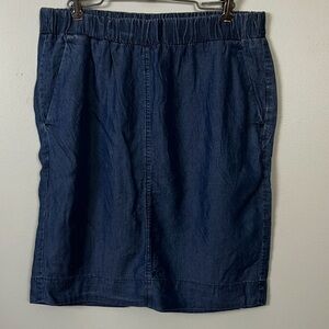 Sandwich brand women’s skirt size medium denim- look, lyocell fabric